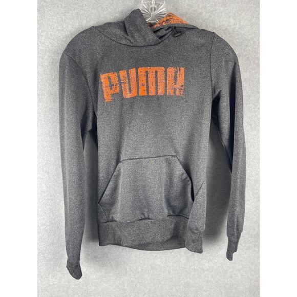 Puma‎ Elevated Performance Hoodie Women's Size S Gray Activewear Sweatshirt - Picture 1 of 8